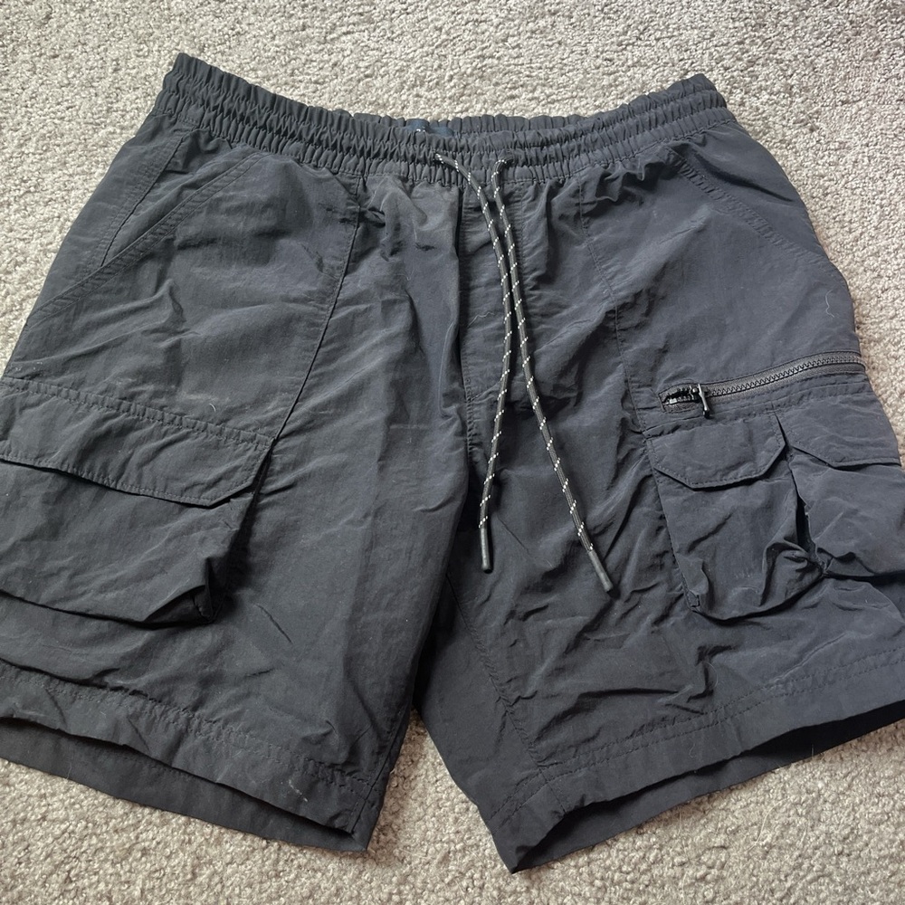 Aeropostale Black Cargo Shorts for Men